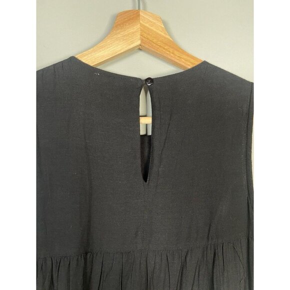 Anthropologie Samant Chauhan Floral Embroidered Tiered Maxi Dress Women's 0 (S) - Picture 9 of 15